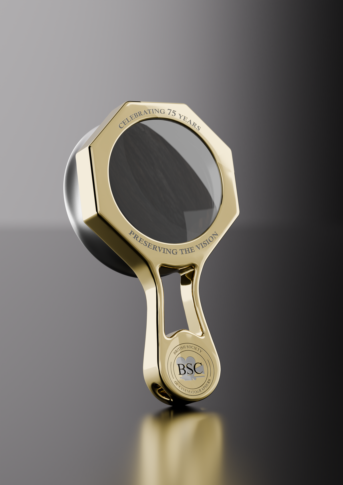 Gold ArKane viewing glass